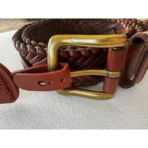 Vintage Ralph Lauren Braided leather belt